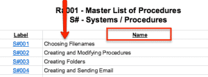Profit Factory - Screenshot - Choosing Procedure Names - Sept 8 2015